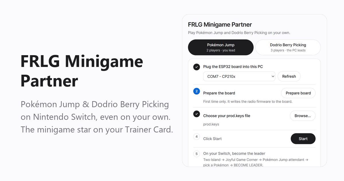FRLG Minigame Partner