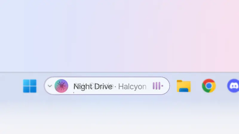 Now playing with album art and controls