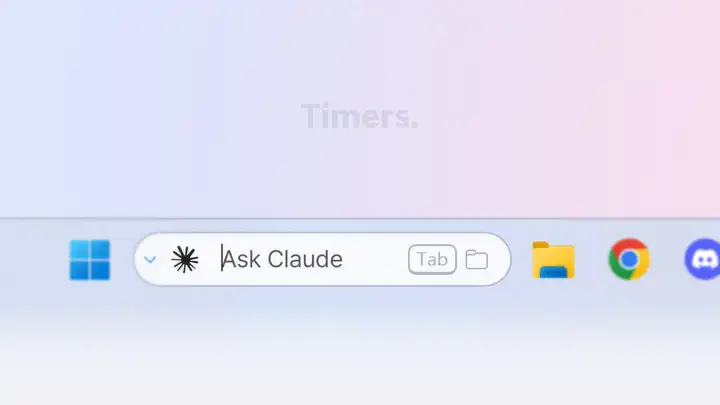 Digite 25m para iniciar um timer