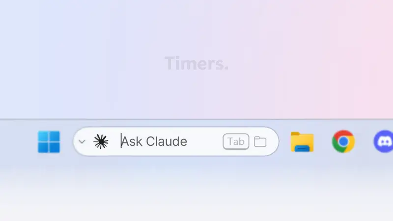 Type 25m to start a timer